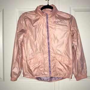 NWOT Gap Light Pink Purple Lining Windbreaker